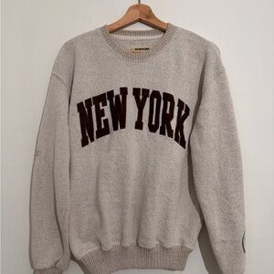 Beige New York Sweater